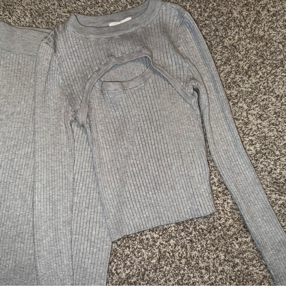 Olive & Oak Gray Knit Fabric - Picture 2 of 4